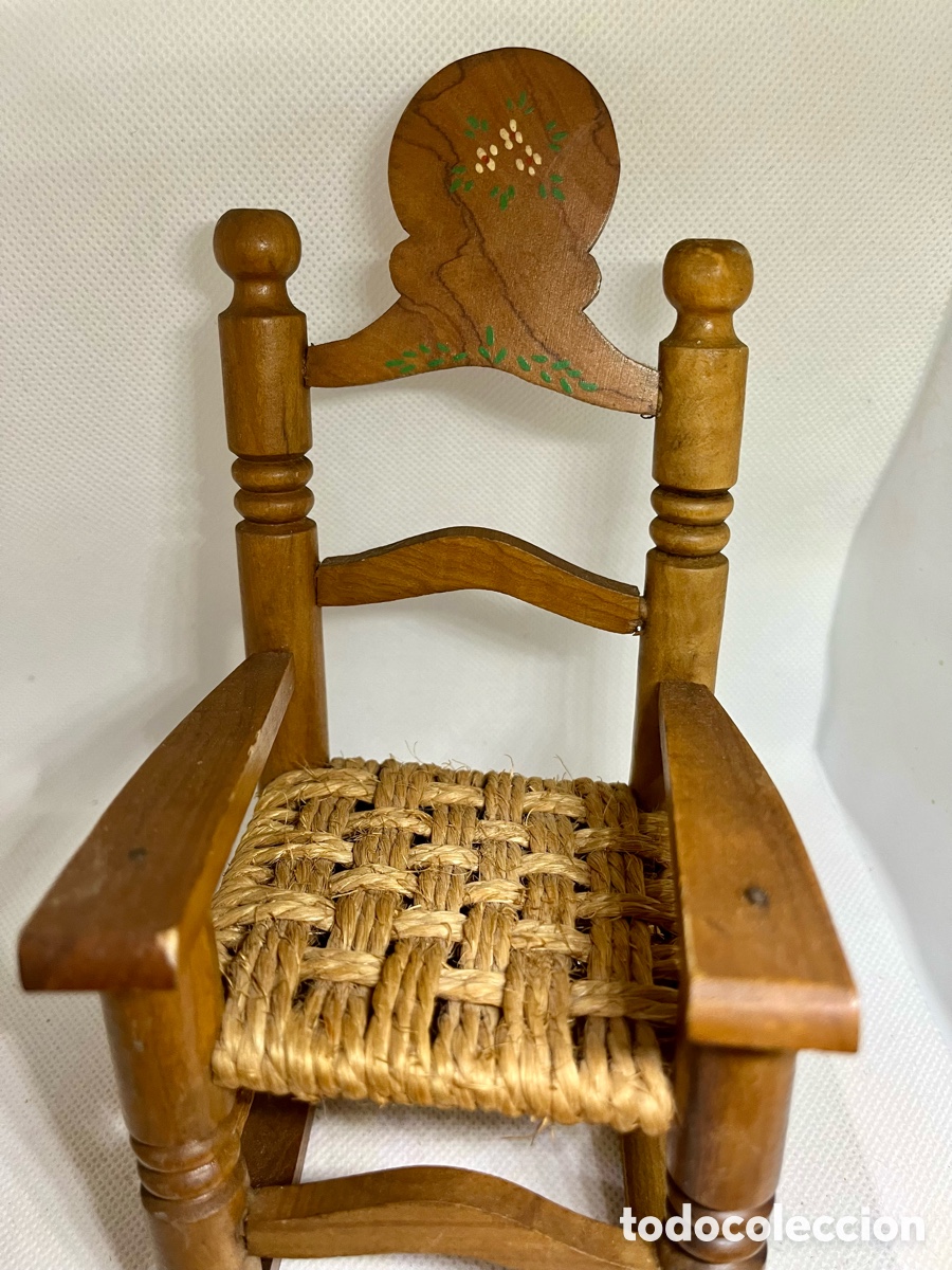 Artesan&iacute;a: MECEDORA DE MADERA ARTESANAL COMO NUEVA - Foto 8