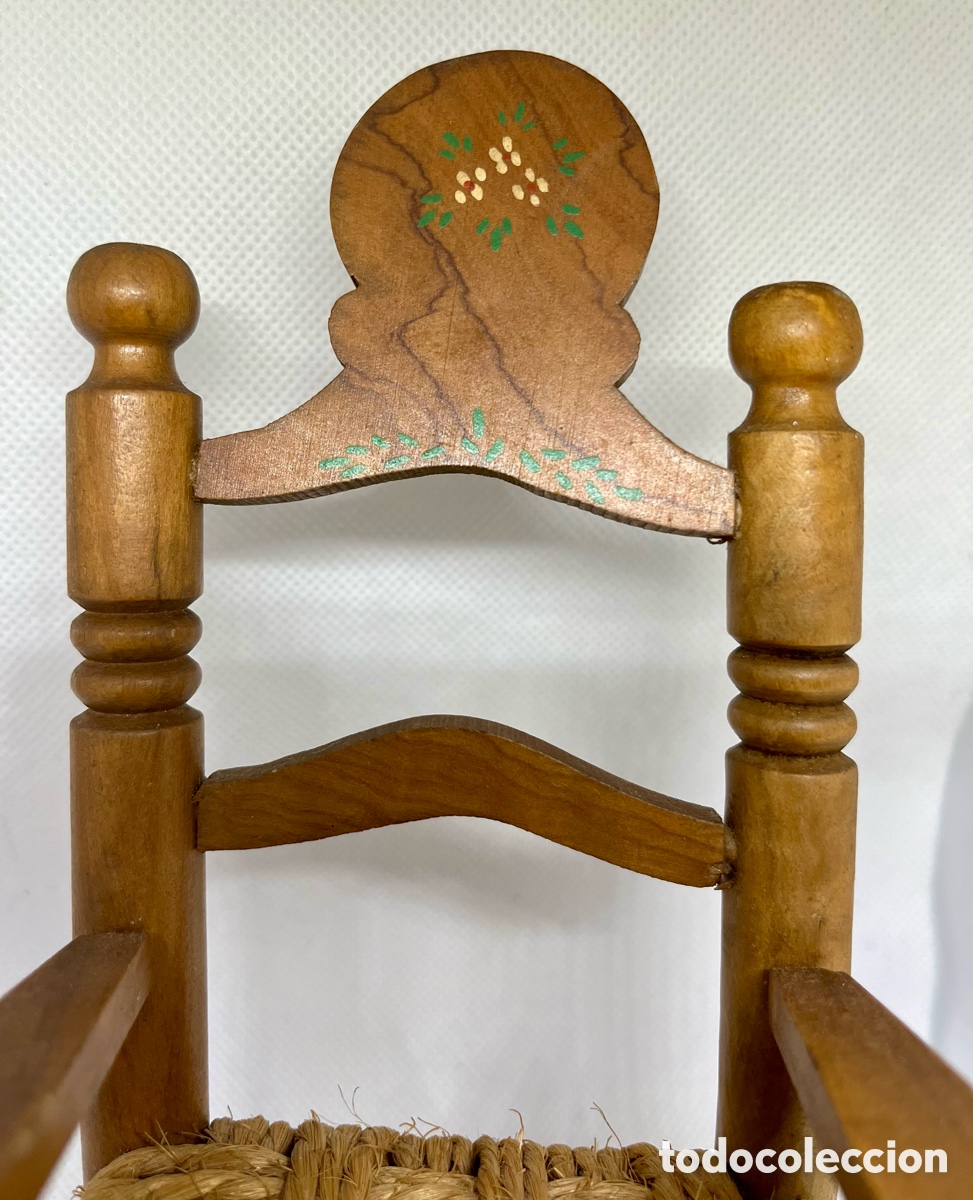 Artesan&iacute;a: MECEDORA DE MADERA ARTESANAL COMO NUEVA - Foto 9