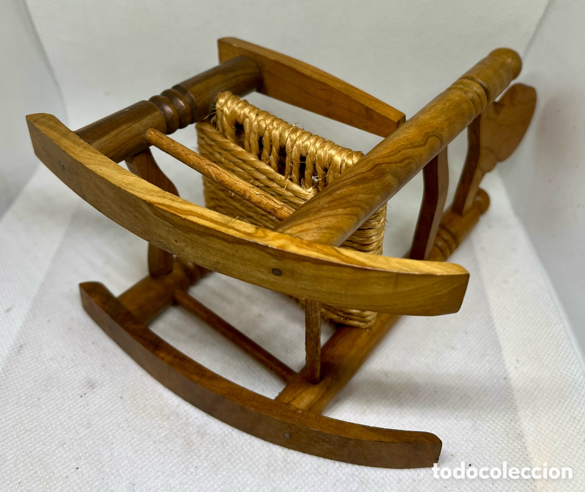 Artesan&iacute;a: MECEDORA DE MADERA ARTESANAL COMO NUEVA - Foto 11