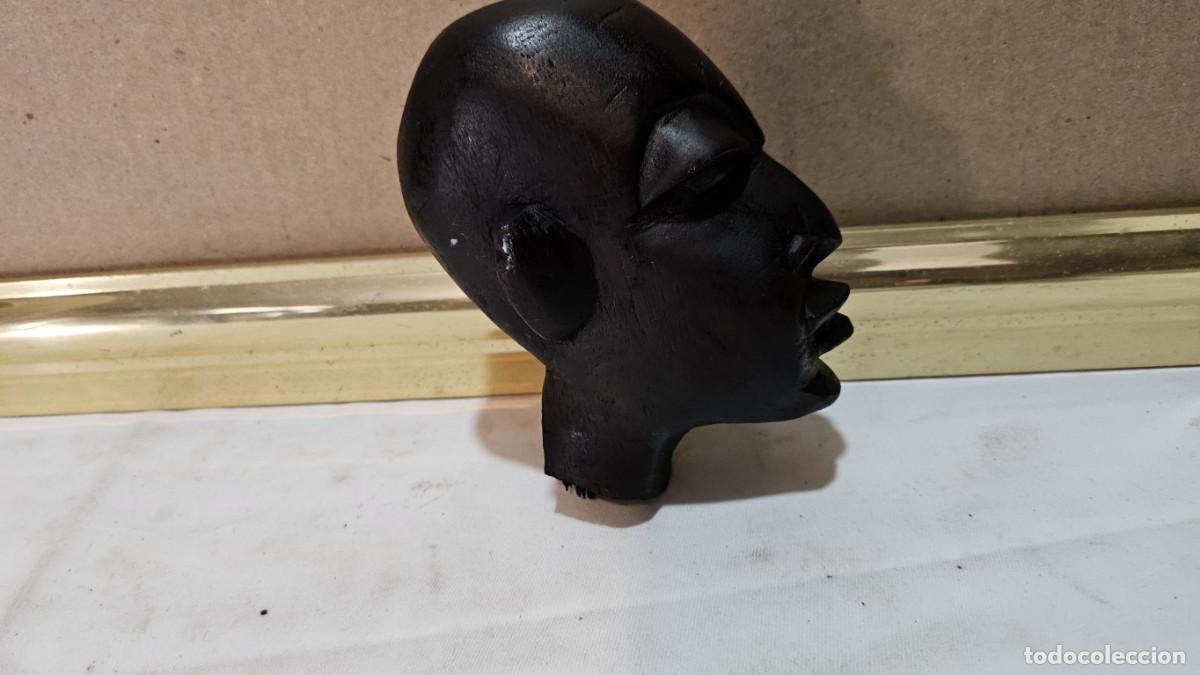 Artesan&iacute;a: cabeza africana creenos que es ebano - Foto 2