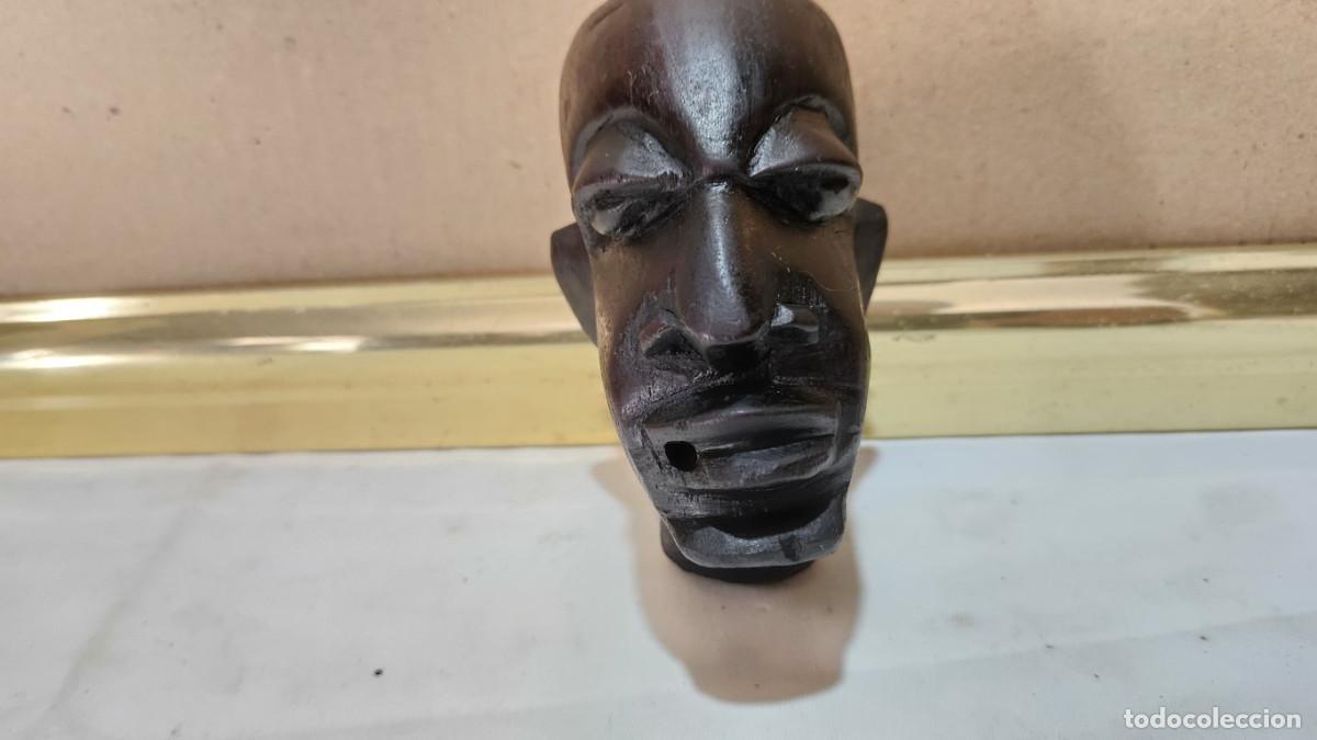 Artesan&iacute;a: cabeza africana creenos que es ebano - Foto 3