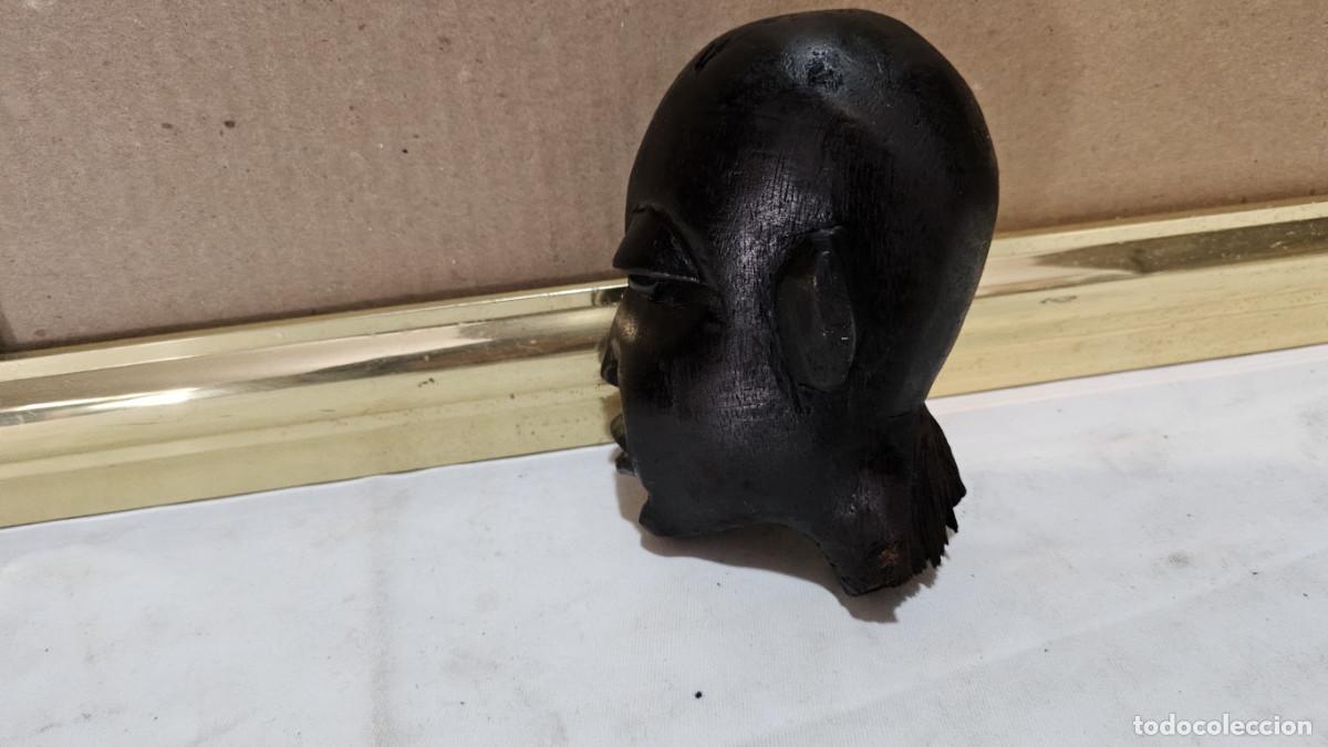 Artesan&iacute;a: cabeza africana creenos que es ebano - Foto 4