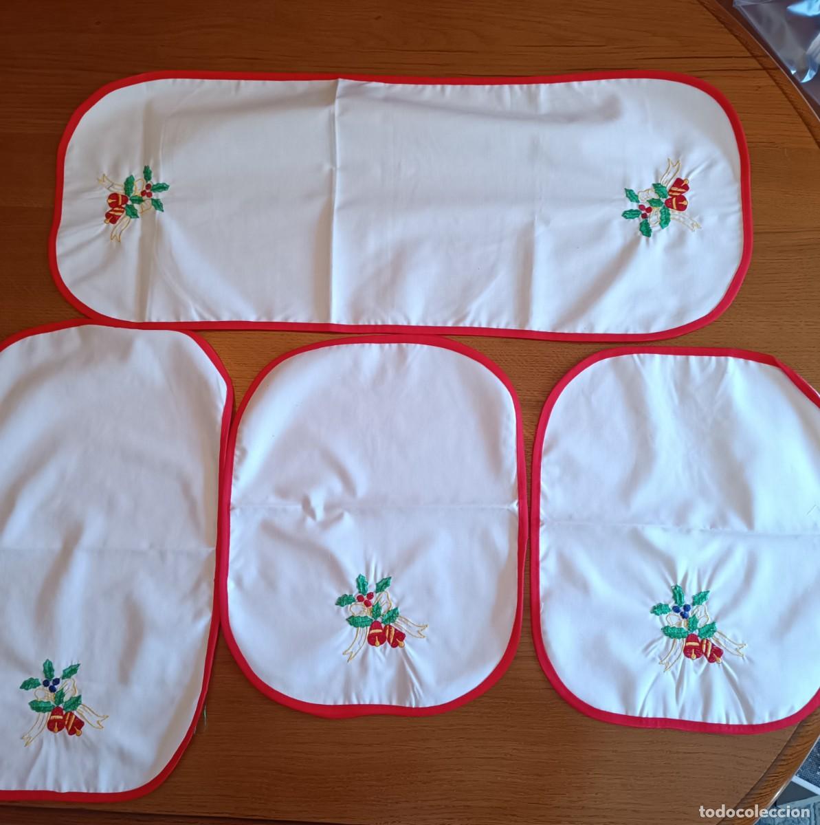 Artesan&iacute;a: Lote de 4 pa&ntilde;itos navide&ntilde;os - Foto 1