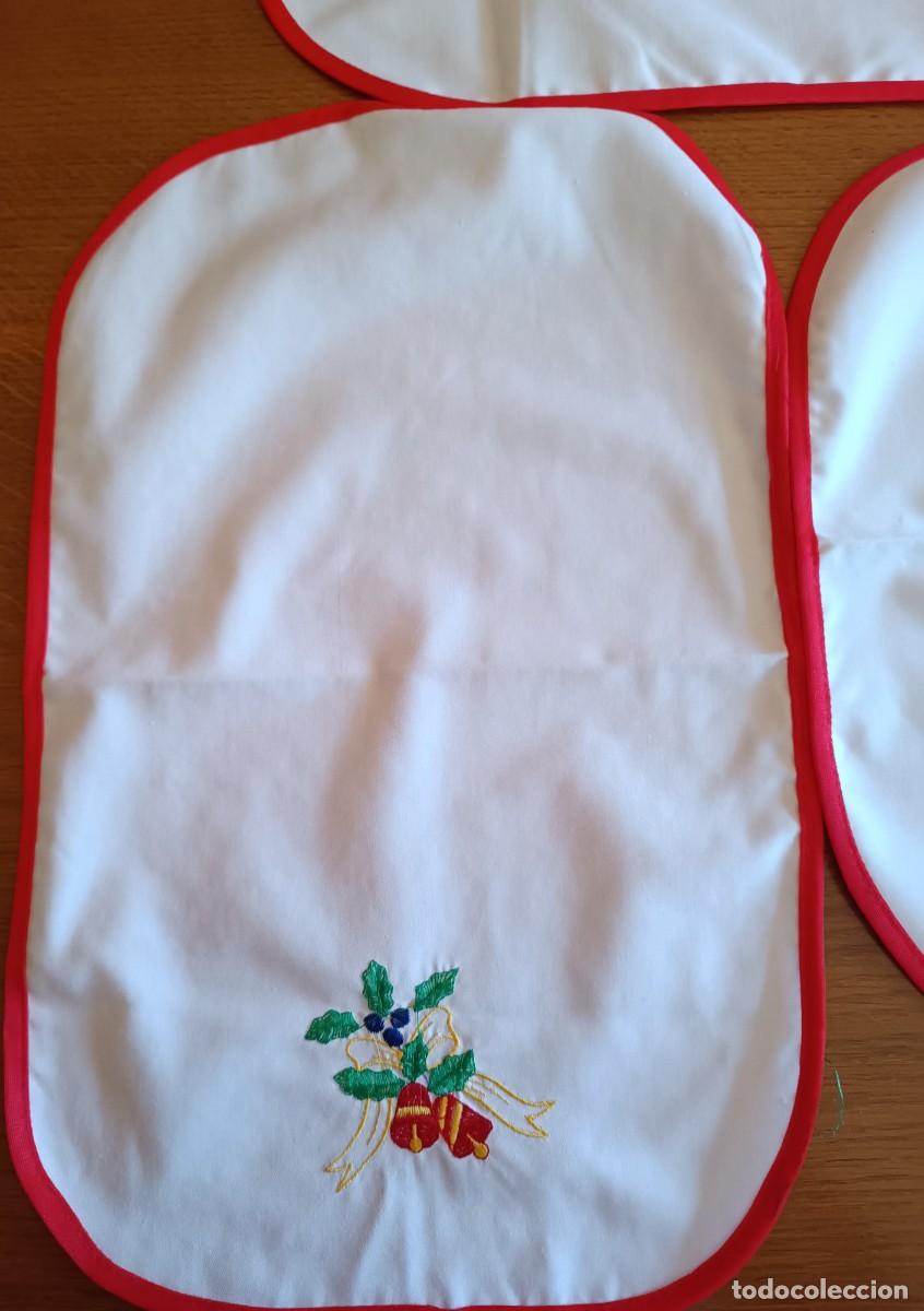 Artesan&iacute;a: Lote de 4 pa&ntilde;itos navide&ntilde;os - Foto 4