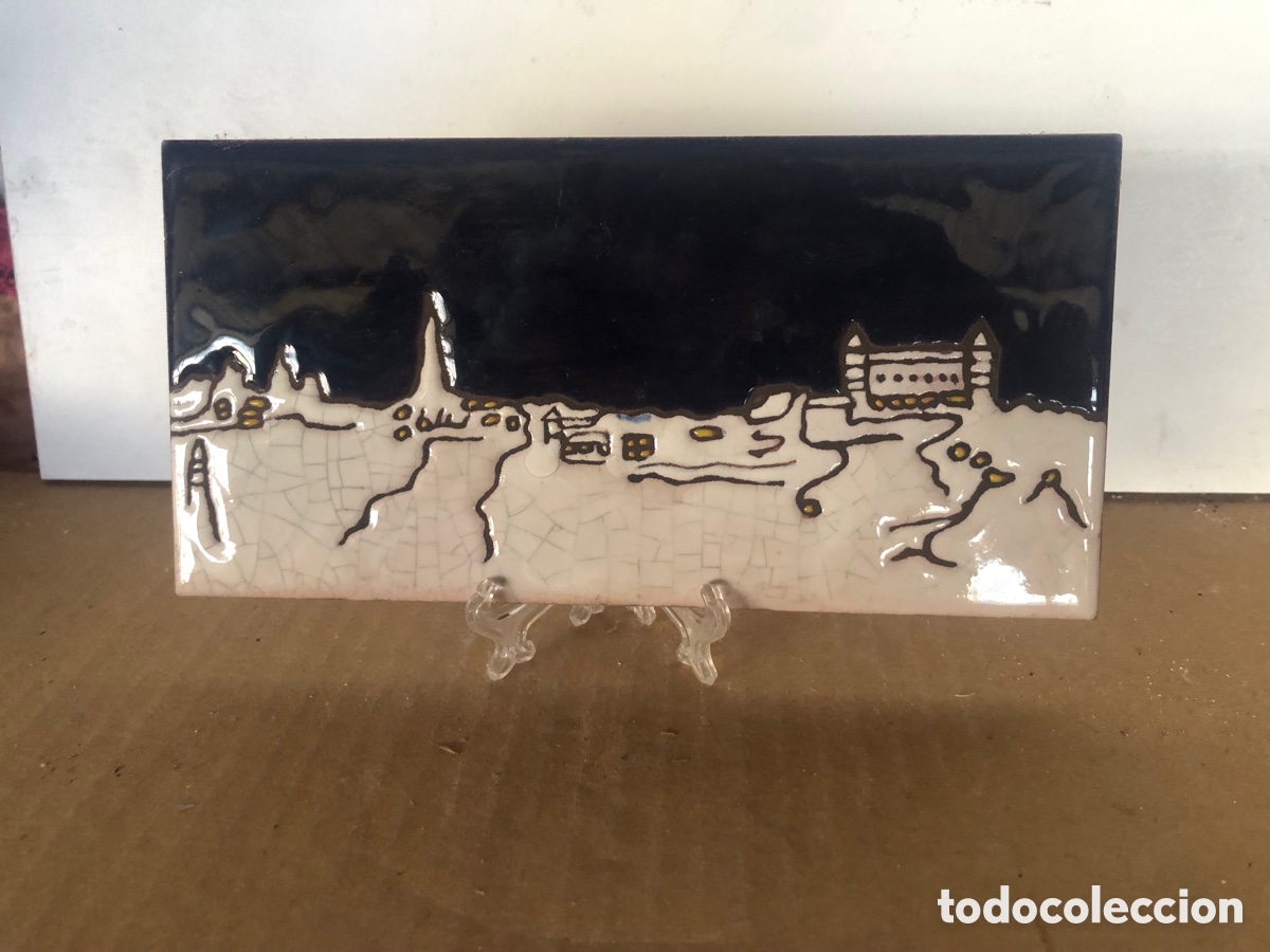 Artesan&iacute;a: Azulejo con vistas de Toledo - Foto 1
