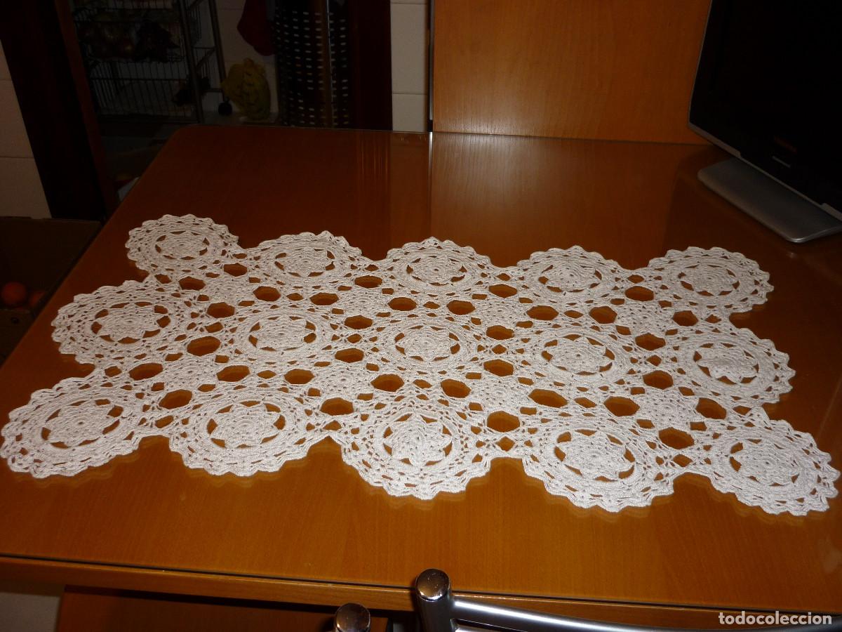 Artesan&iacute;a: TAPETE DE GANCHILLO HECHO A MANO - Foto 2