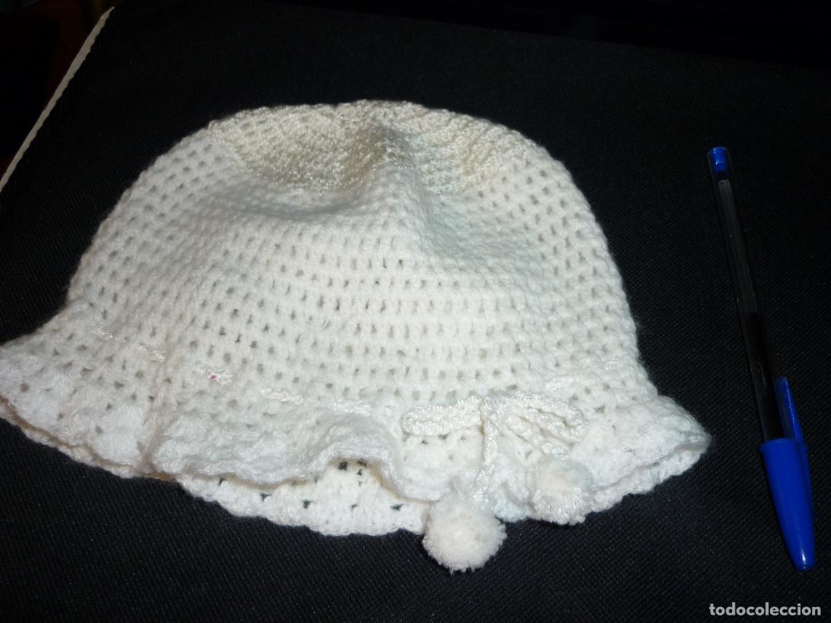 Artesan&iacute;a: GORRO BEB&Eacute; GANCHILLO A MANO - Foto 3