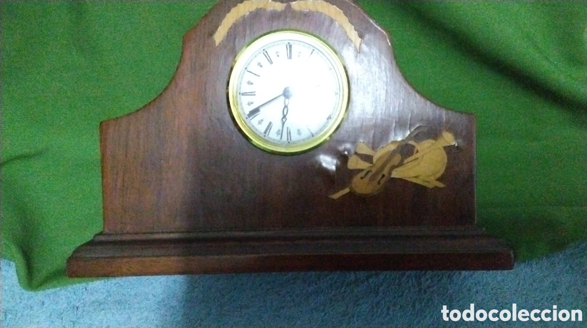 Artesan&iacute;a: Reloj de sobre _mesa carga de pila - Foto 3