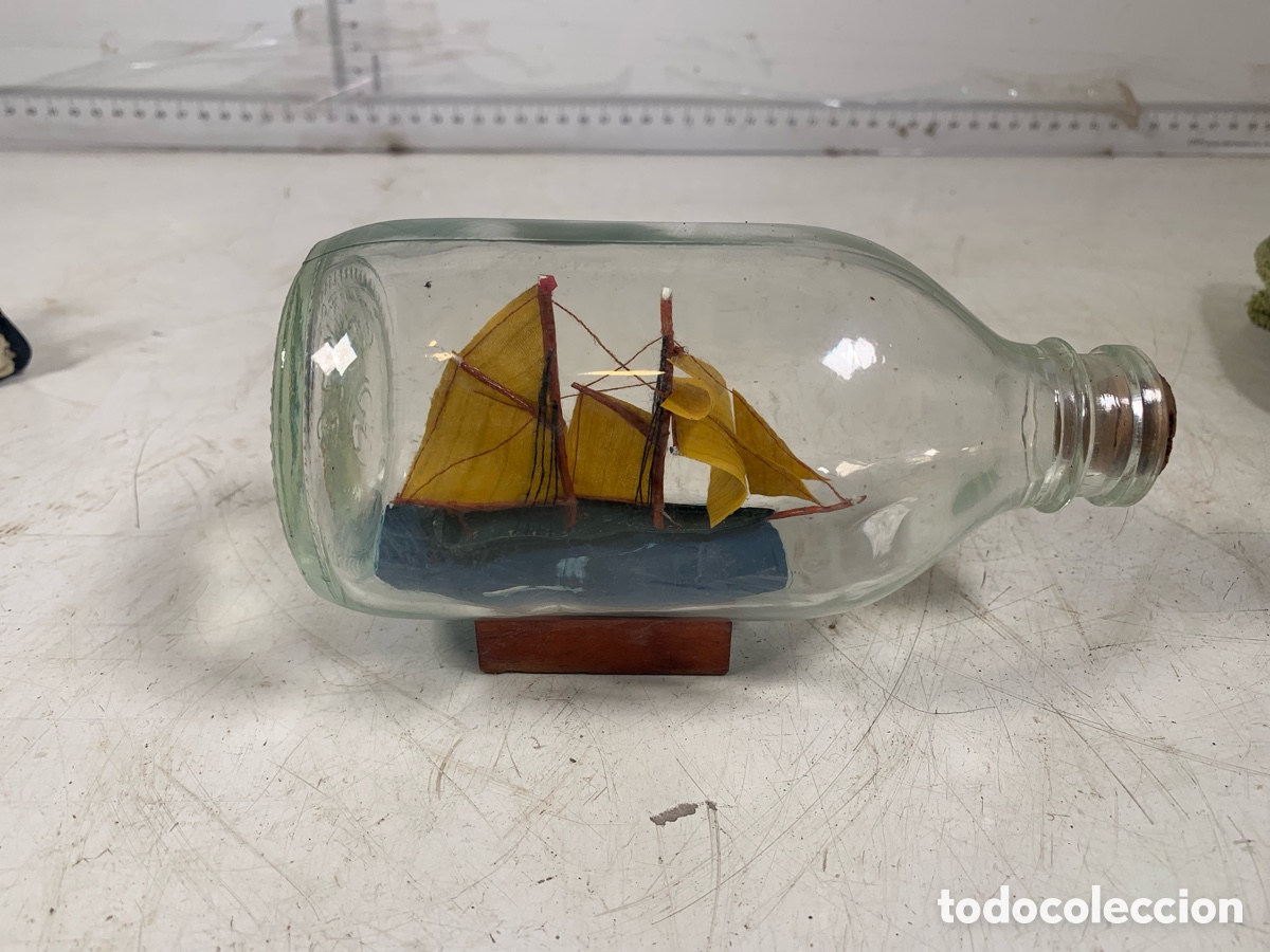 Artesan&iacute;a: 01_peque&ntilde;a botella con barco - Foto 1