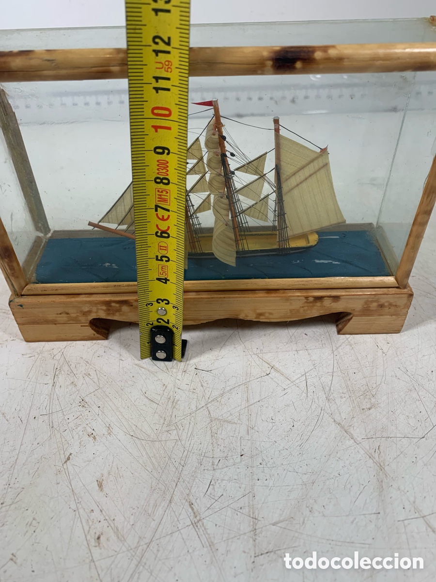 Artesan&iacute;a: 01_ barco fragata en vitrina - Foto 6