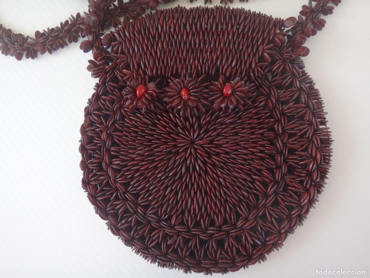 Artesan&iacute;a: BOLSO ELABORADO A MANO CON SEMILLAS - Foto 1