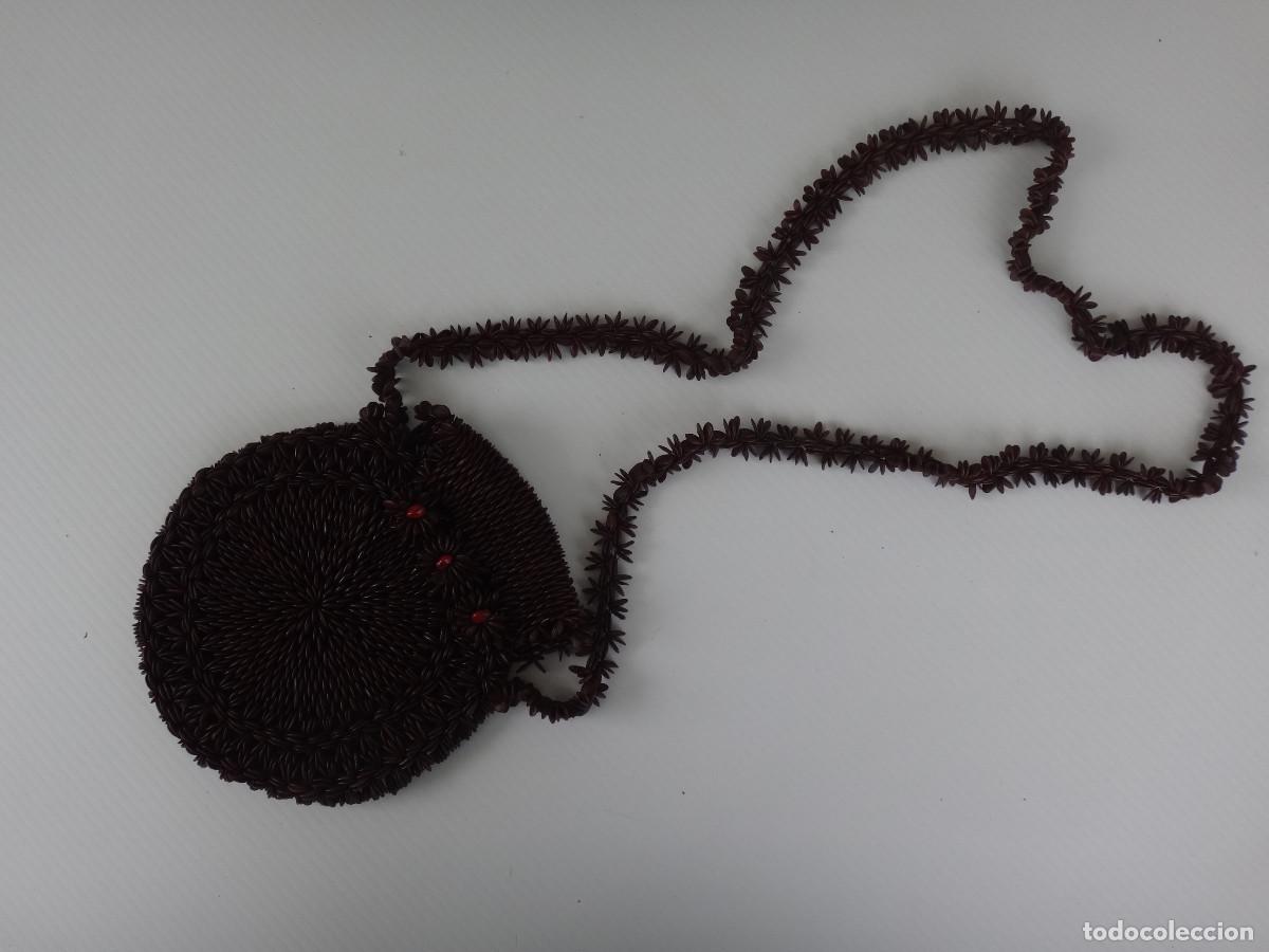 Artesan&iacute;a: BOLSO ELABORADO A MANO CON SEMILLAS - Foto 2