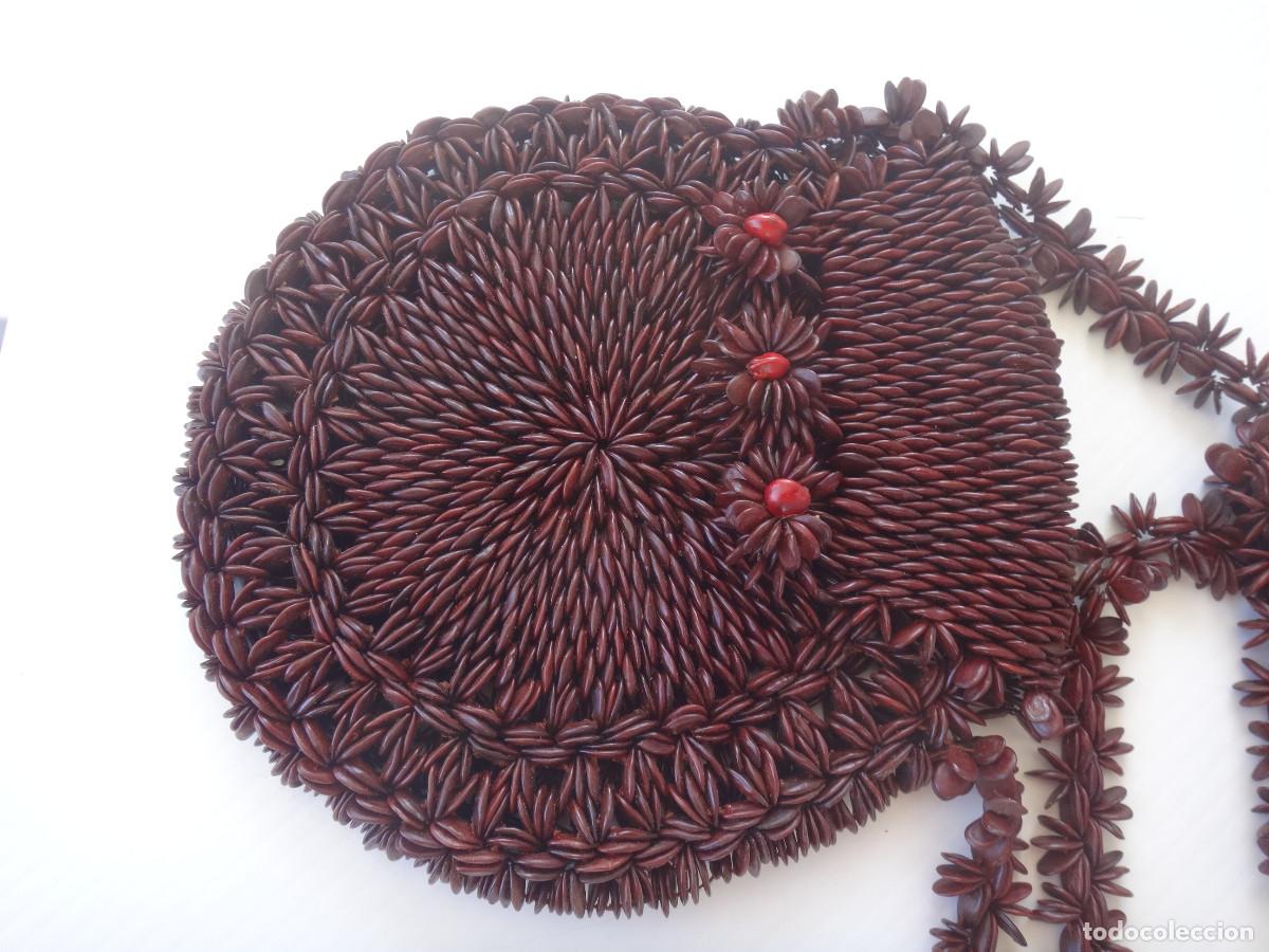 Artesan&iacute;a: BOLSO ELABORADO A MANO CON SEMILLAS - Foto 7