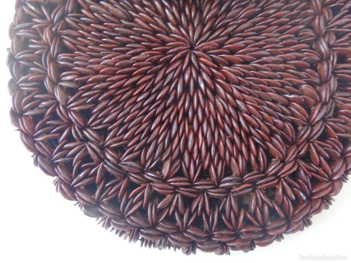 Artesan&iacute;a: BOLSO ELABORADO A MANO CON SEMILLAS - Foto 8