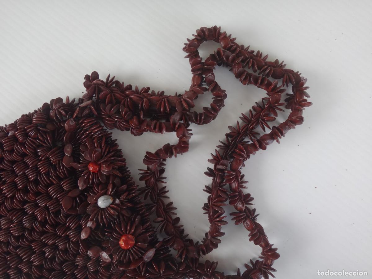 Artesan&iacute;a: BOLSO ELABORADO A MANO CON SEMILLAS - Foto 3