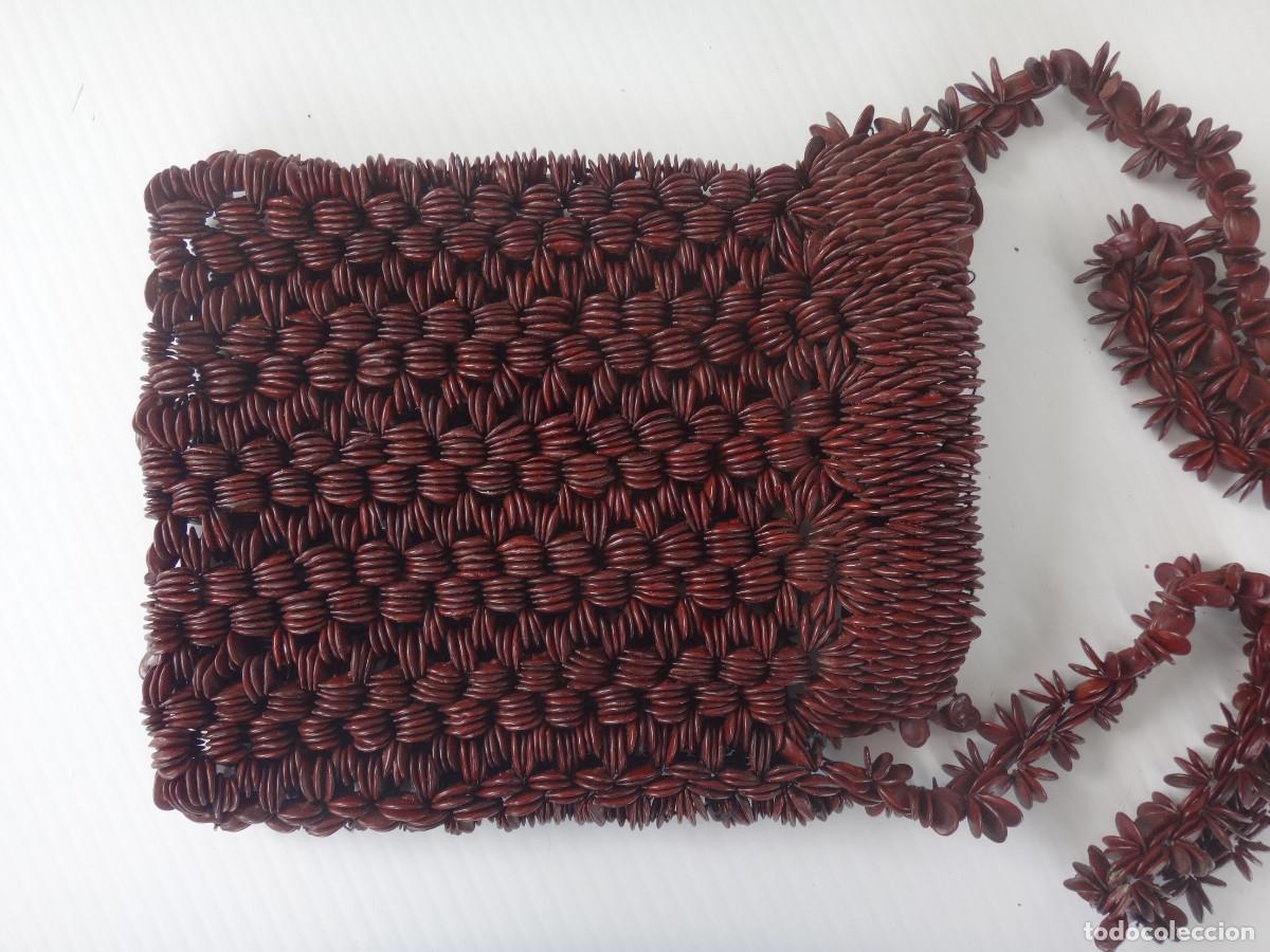 Artesan&iacute;a: BOLSO ELABORADO A MANO CON SEMILLAS - Foto 4