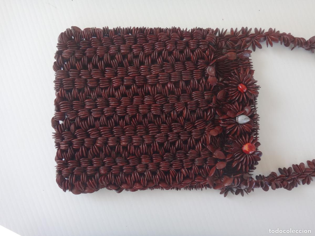 Artesan&iacute;a: BOLSO ELABORADO A MANO CON SEMILLAS - Foto 5