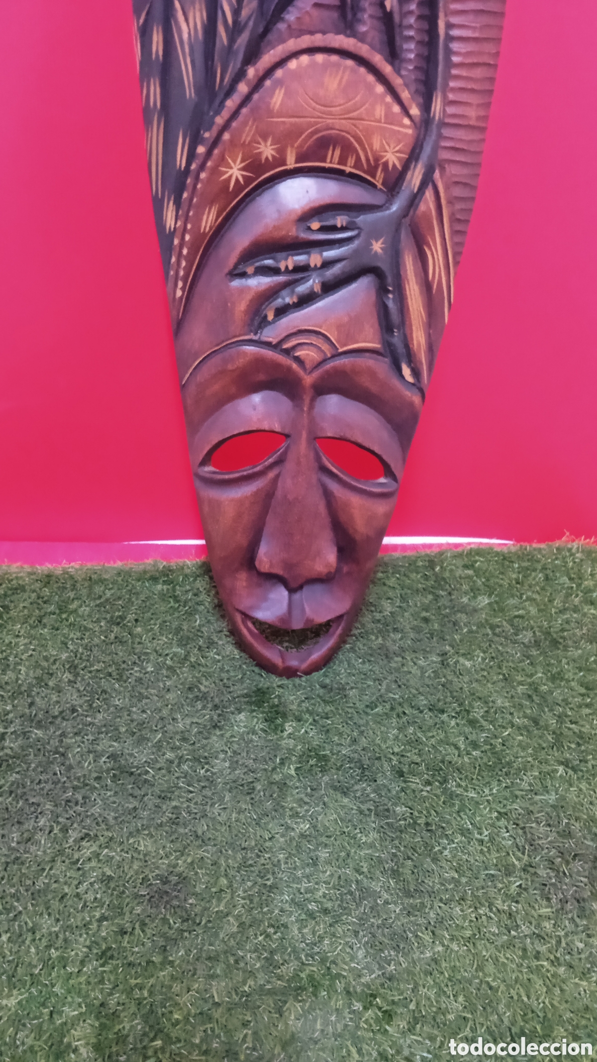Artesan&iacute;a: M&Aacute;SCARA AFRICANA DE MADERA - Foto 2