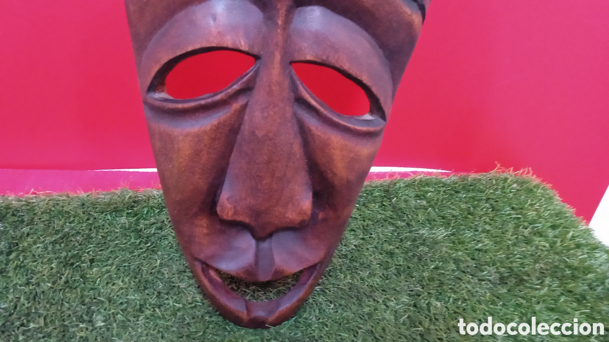 Artesan&iacute;a: M&Aacute;SCARA AFRICANA DE MADERA - Foto 5