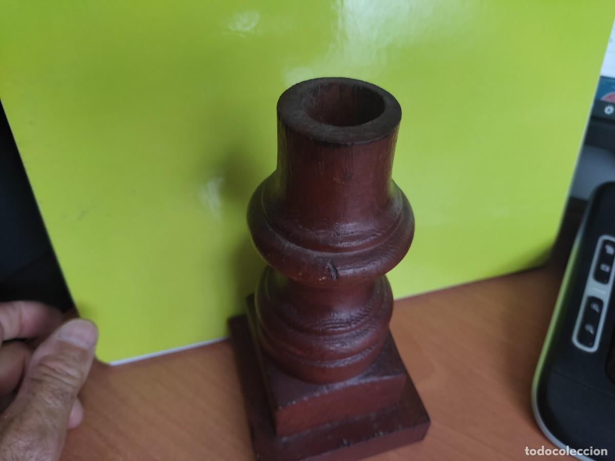 Artesan&iacute;a: Portavelas de Madera Torneada - Foto 2