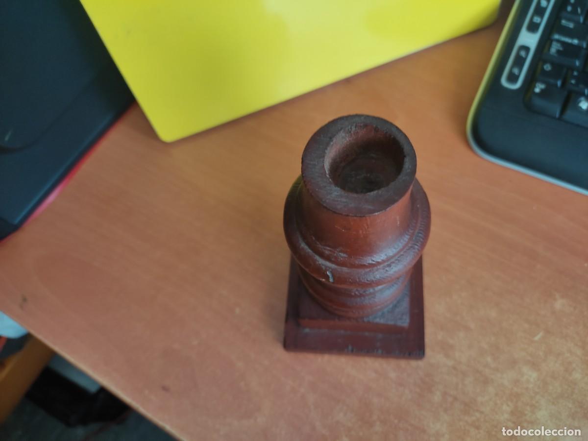 Artesan&iacute;a: Portavelas de Madera Torneada - Foto 4