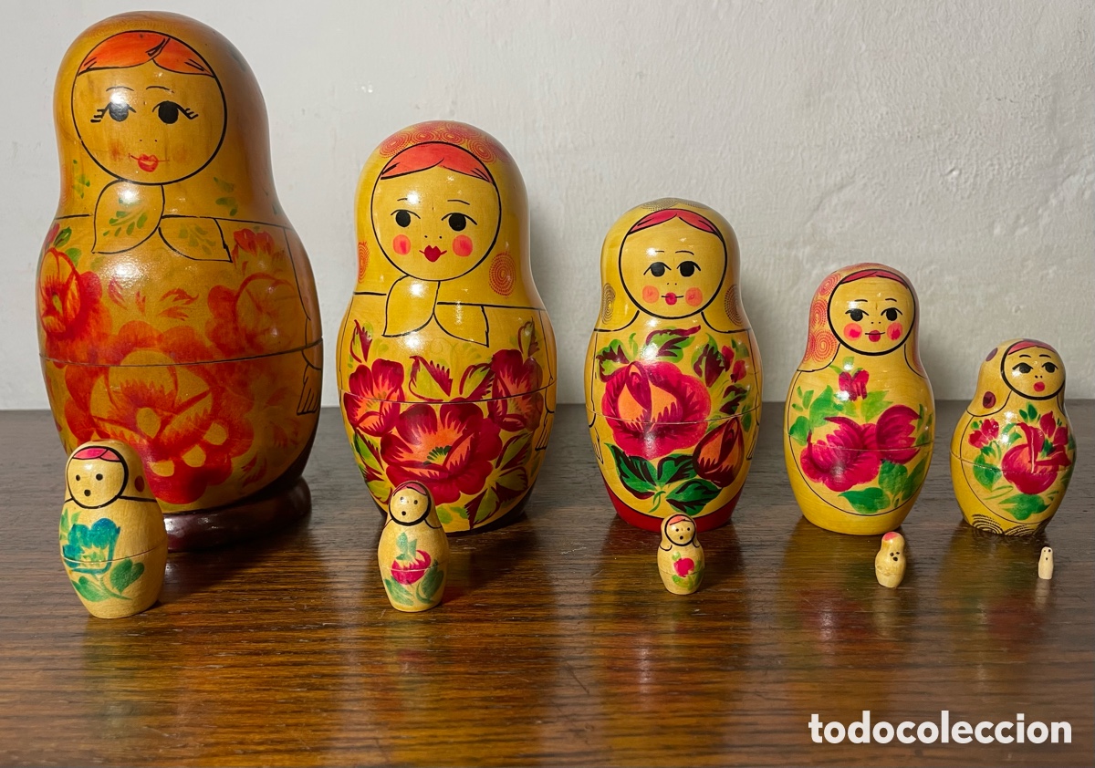 Artesan&iacute;a: Mu&ntilde;eca rusa matrioshka 10 unidades - Foto 6