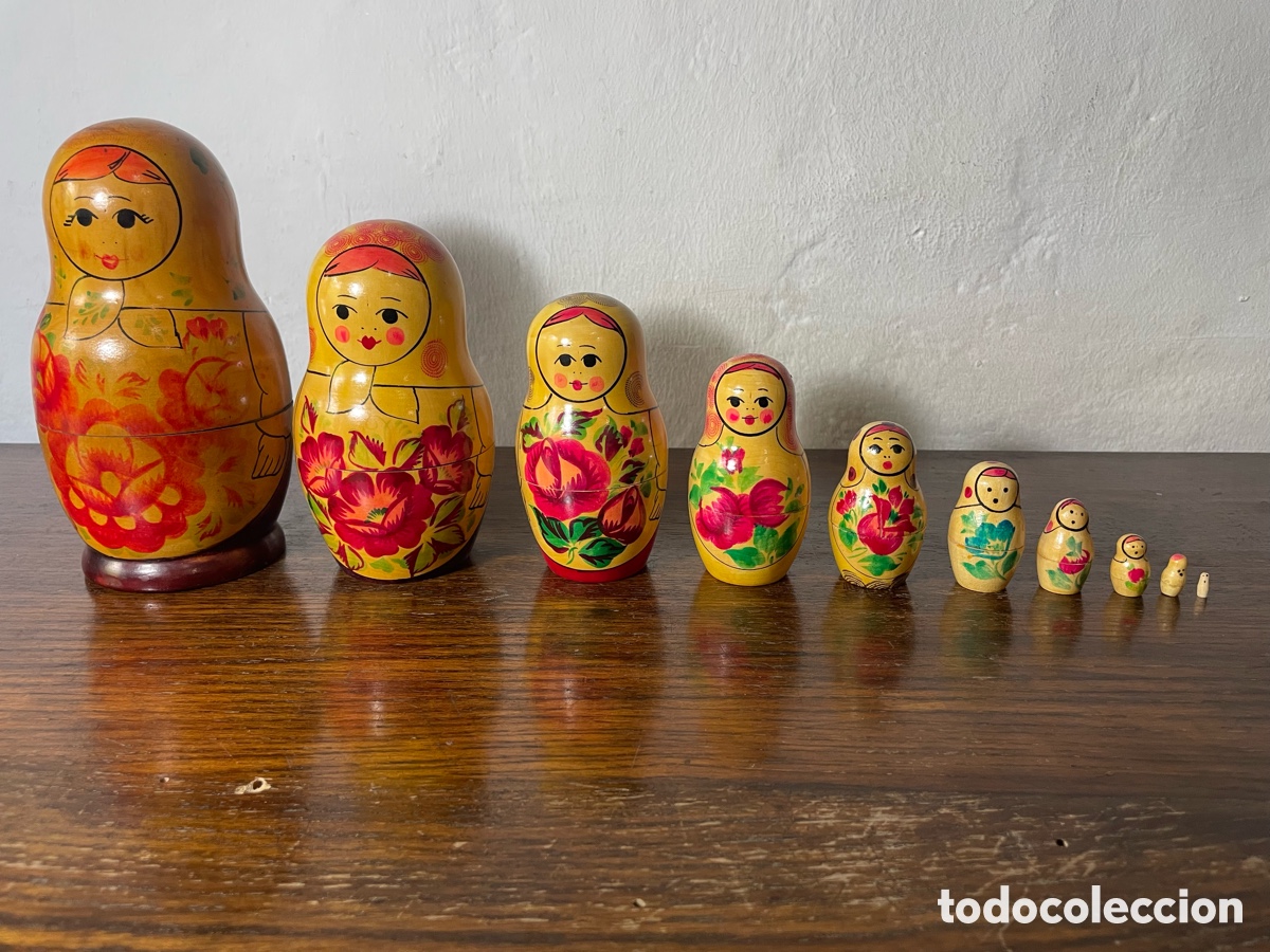 Artesan&iacute;a: Mu&ntilde;eca rusa matrioshka 10 unidades - Foto 8
