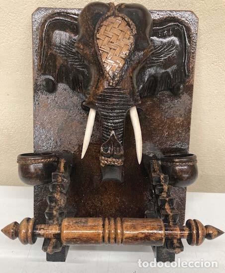 Artesan&iacute;a: Elefante porta papiros tailand&eacute;s - Foto 1