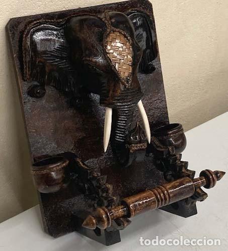 Artesan&iacute;a: Elefante porta papiros tailand&eacute;s - Foto 2