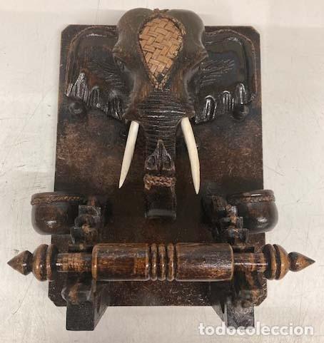 Artesan&iacute;a: Elefante porta papiros tailand&eacute;s - Foto 3