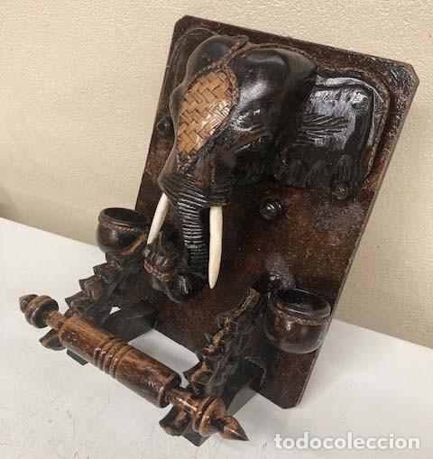 Artesan&iacute;a: Elefante porta papiros tailand&eacute;s - Foto 4