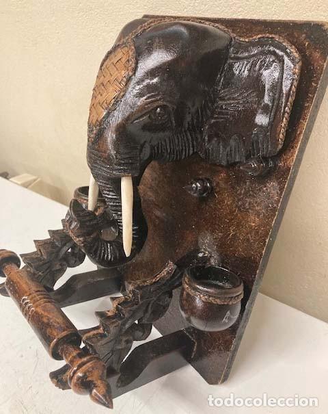 Artesan&iacute;a: Elefante porta papiros tailand&eacute;s - Foto 5