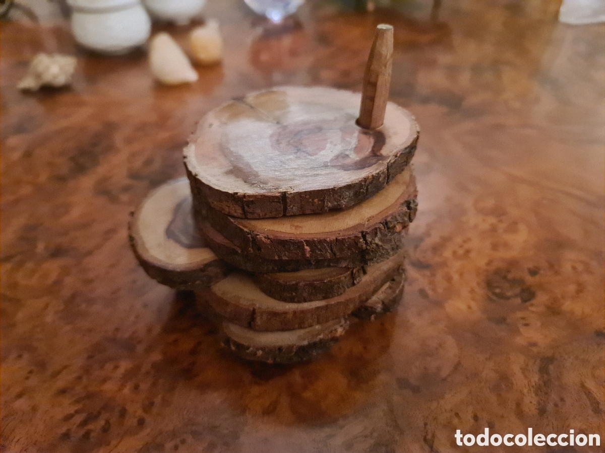 Artesan&iacute;a: Posavasos de madera artesanos - Foto 2