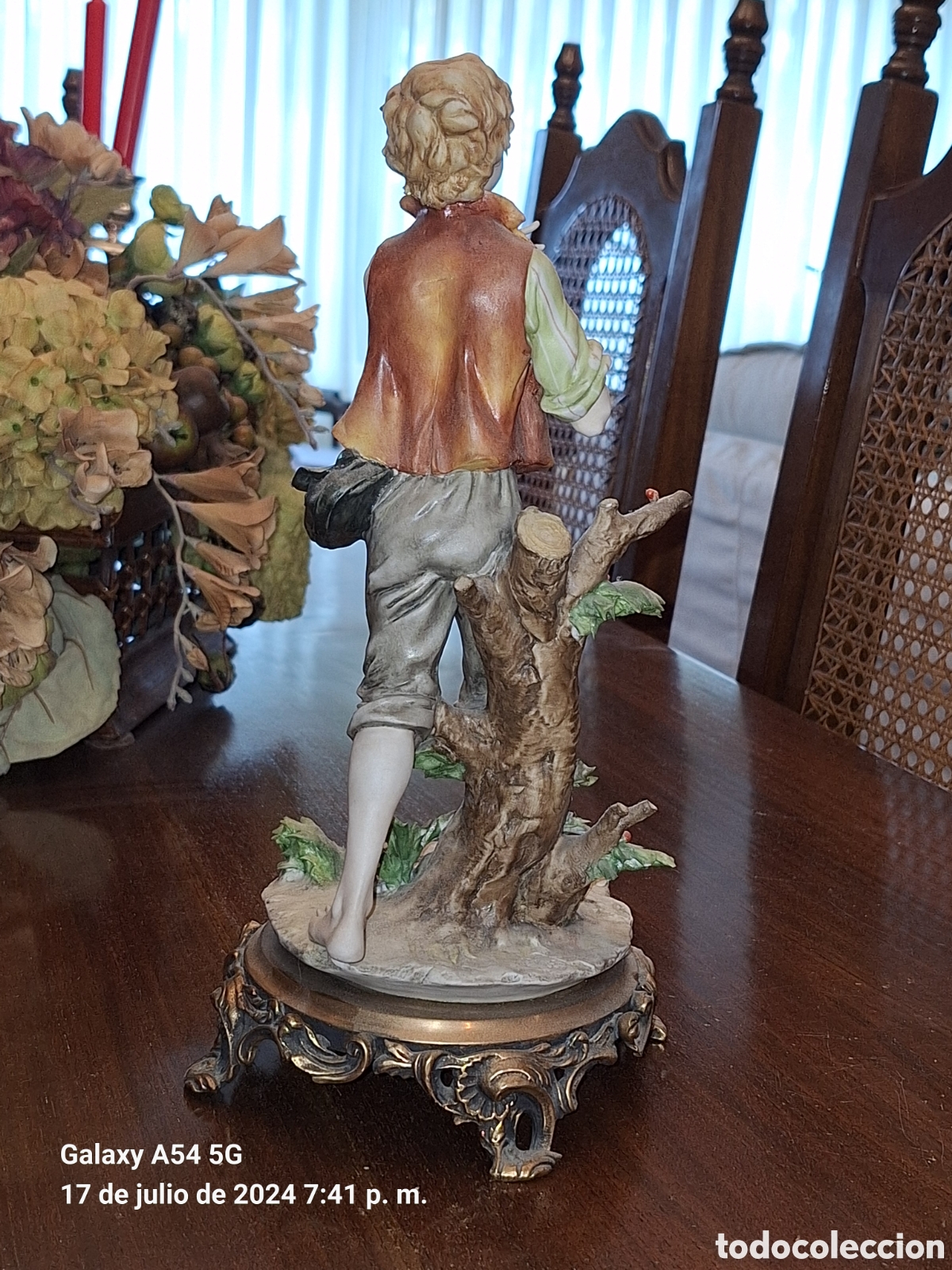 Artesan&iacute;a: Pareja de figuras de Campodimonte - Foto 2