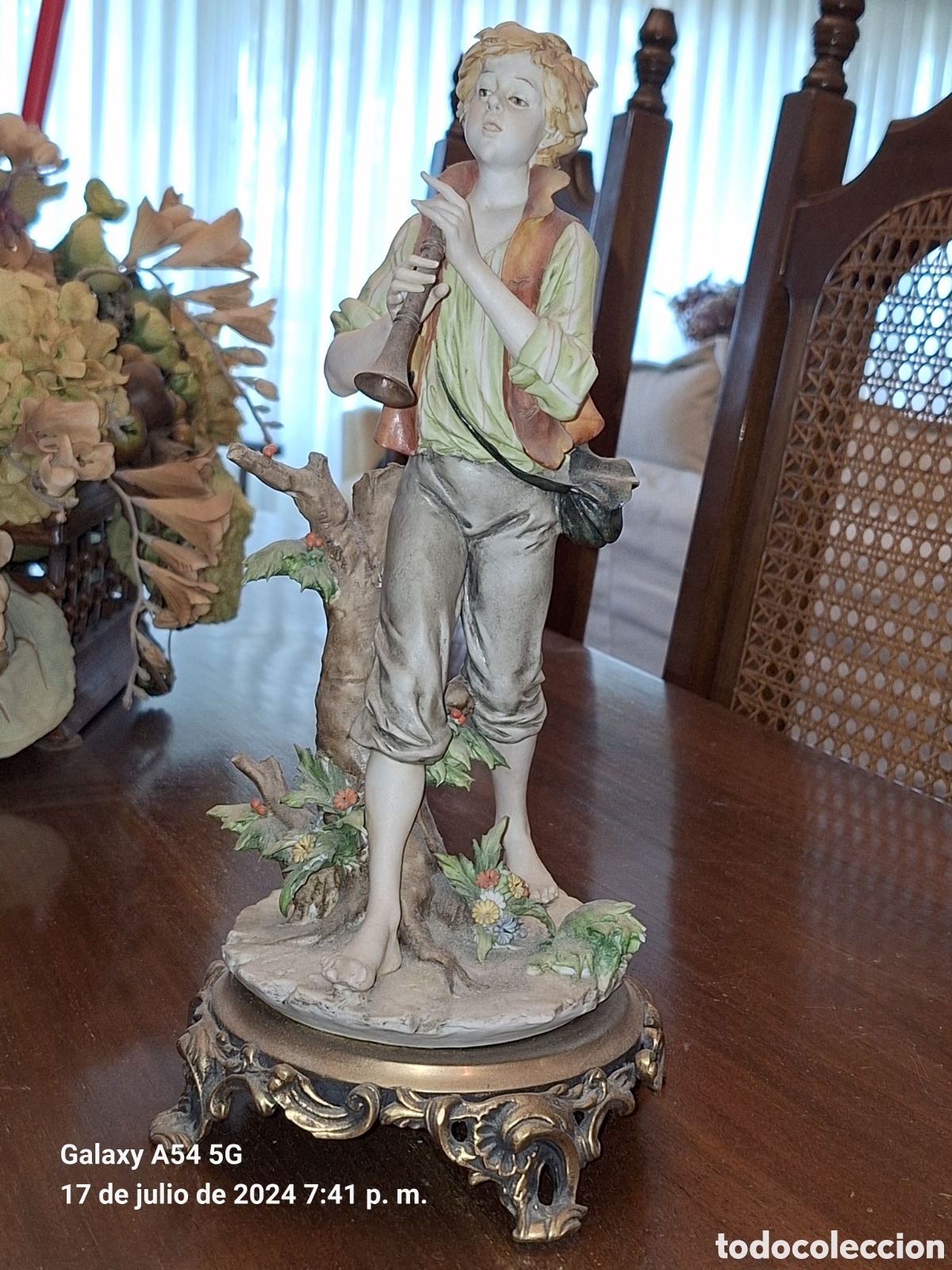 Artesan&iacute;a: Pareja de figuras de Campodimonte - Foto 3