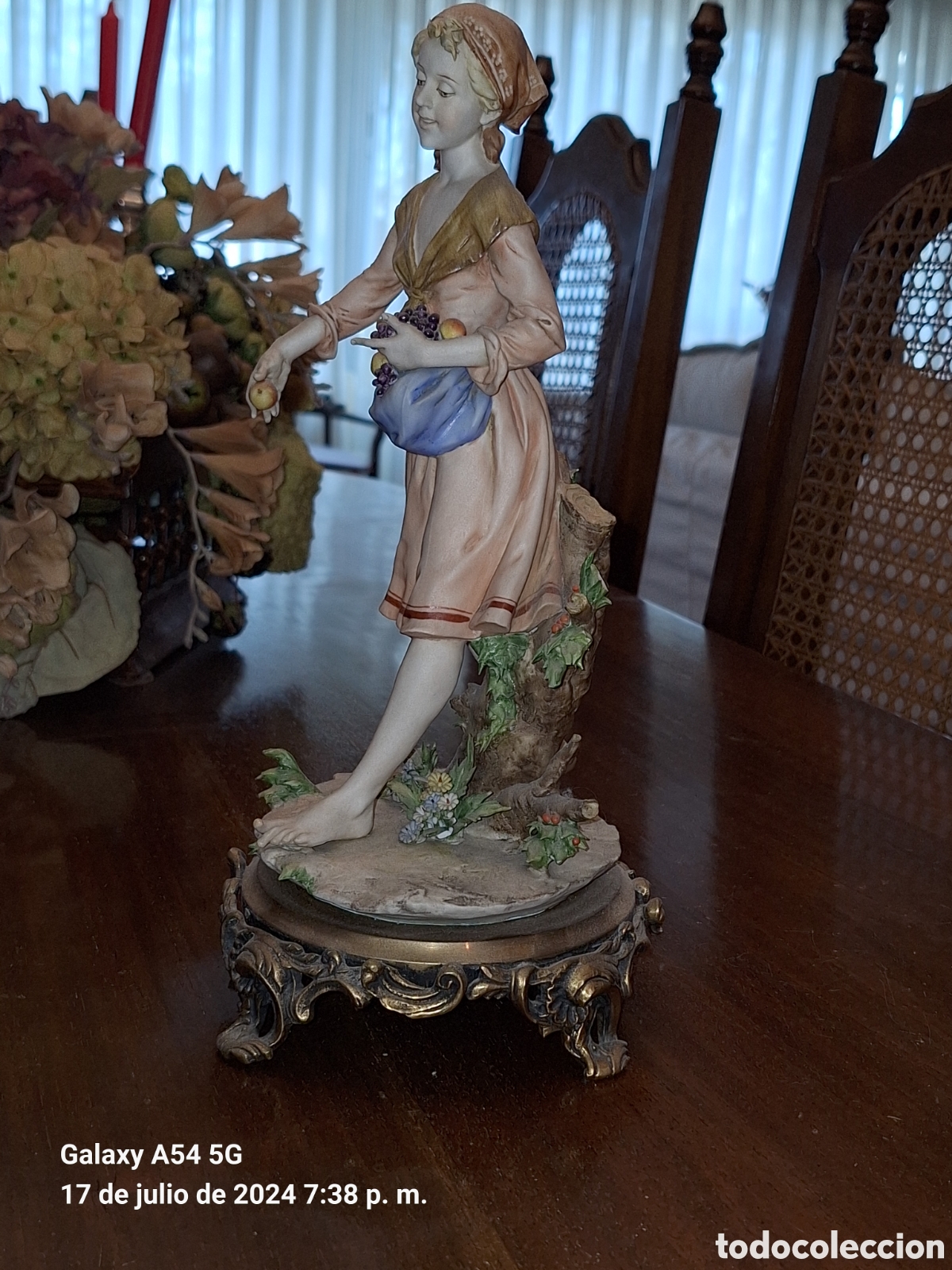 Artesan&iacute;a: Pareja de figuras de Campodimonte - Foto 4