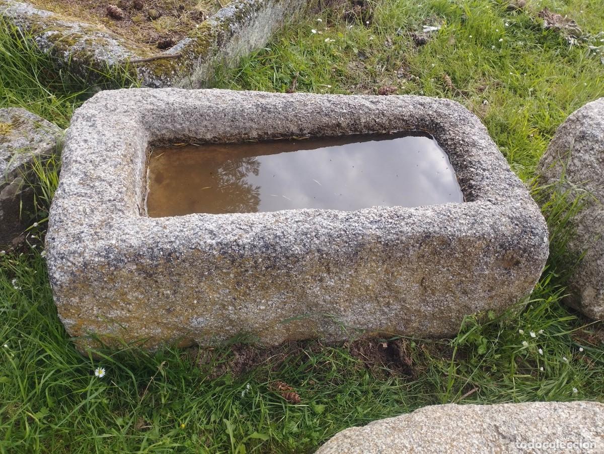 Artesan&iacute;a: Pila R&uacute;stica Rectangular de Granito 87x47x30 / jrsanchezantiques - Foto 6