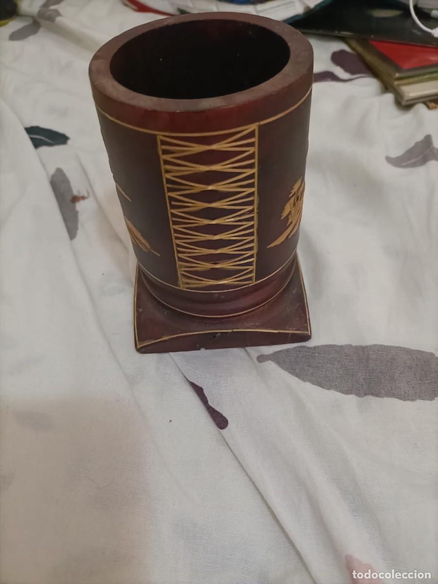 Artesan&iacute;a: Portalapiceros de madera hecho a mano - Foto 2