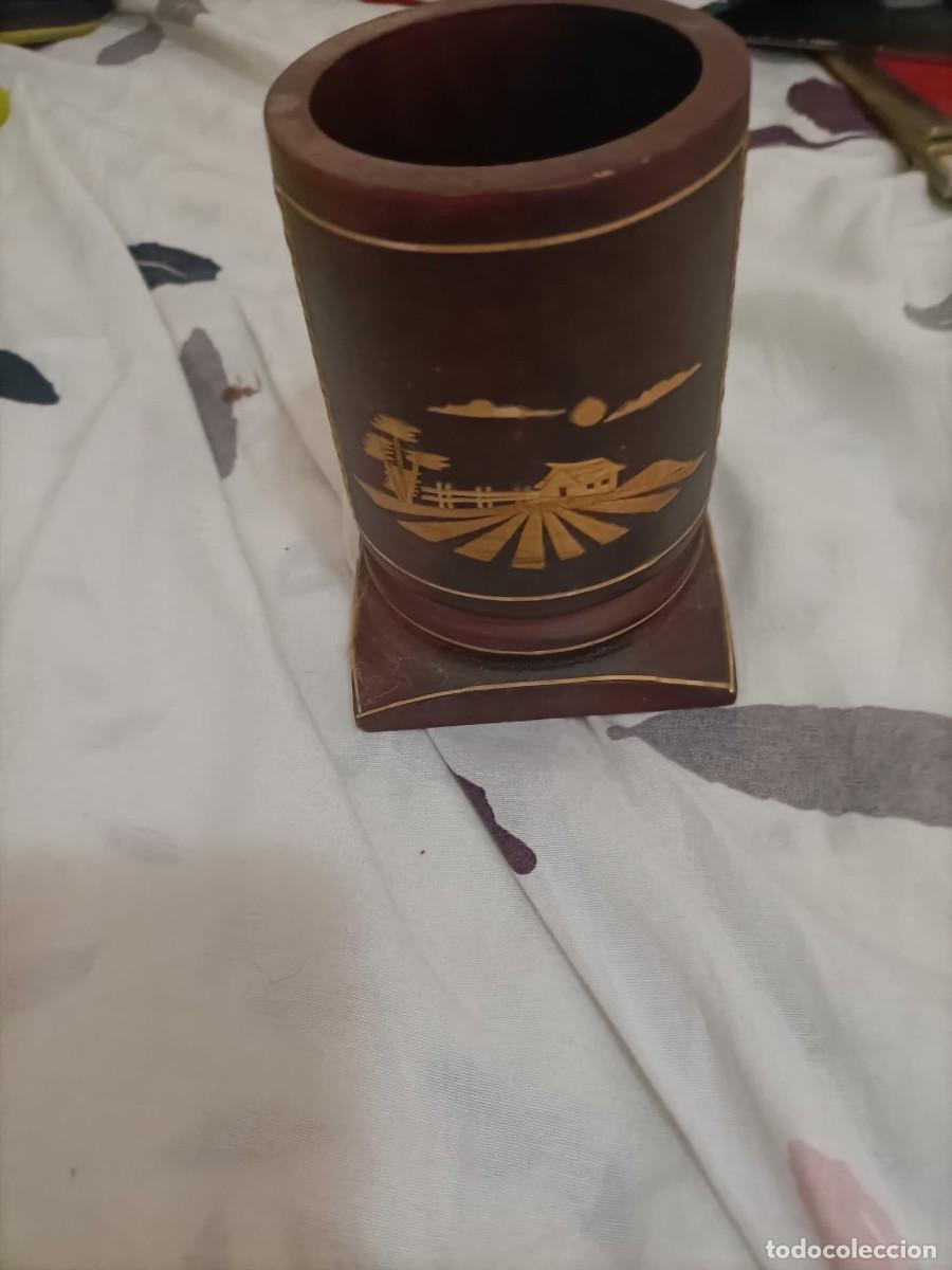 Artesan&iacute;a: Portalapiceros de madera hecho a mano - Foto 3