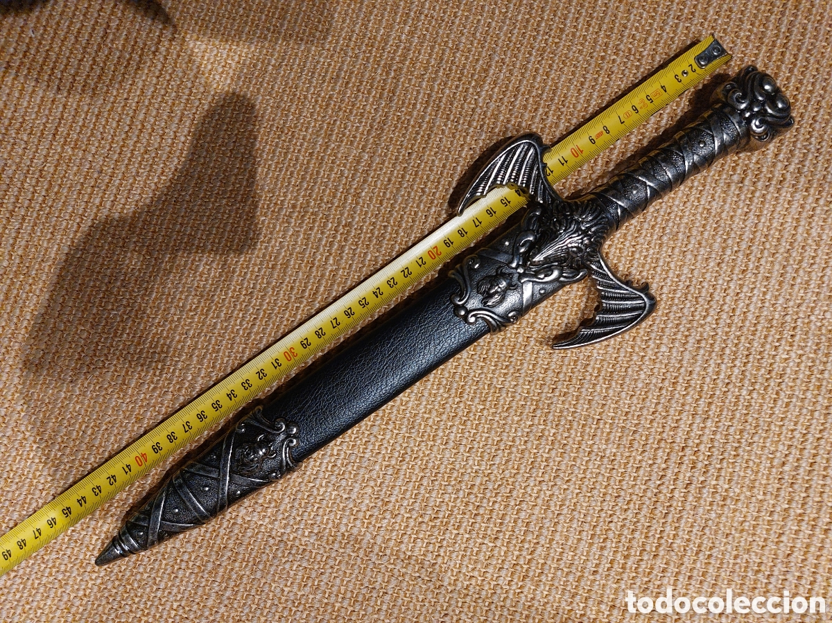Artesan&iacute;a: Espada decorativa 45 cm con funda - Foto 7