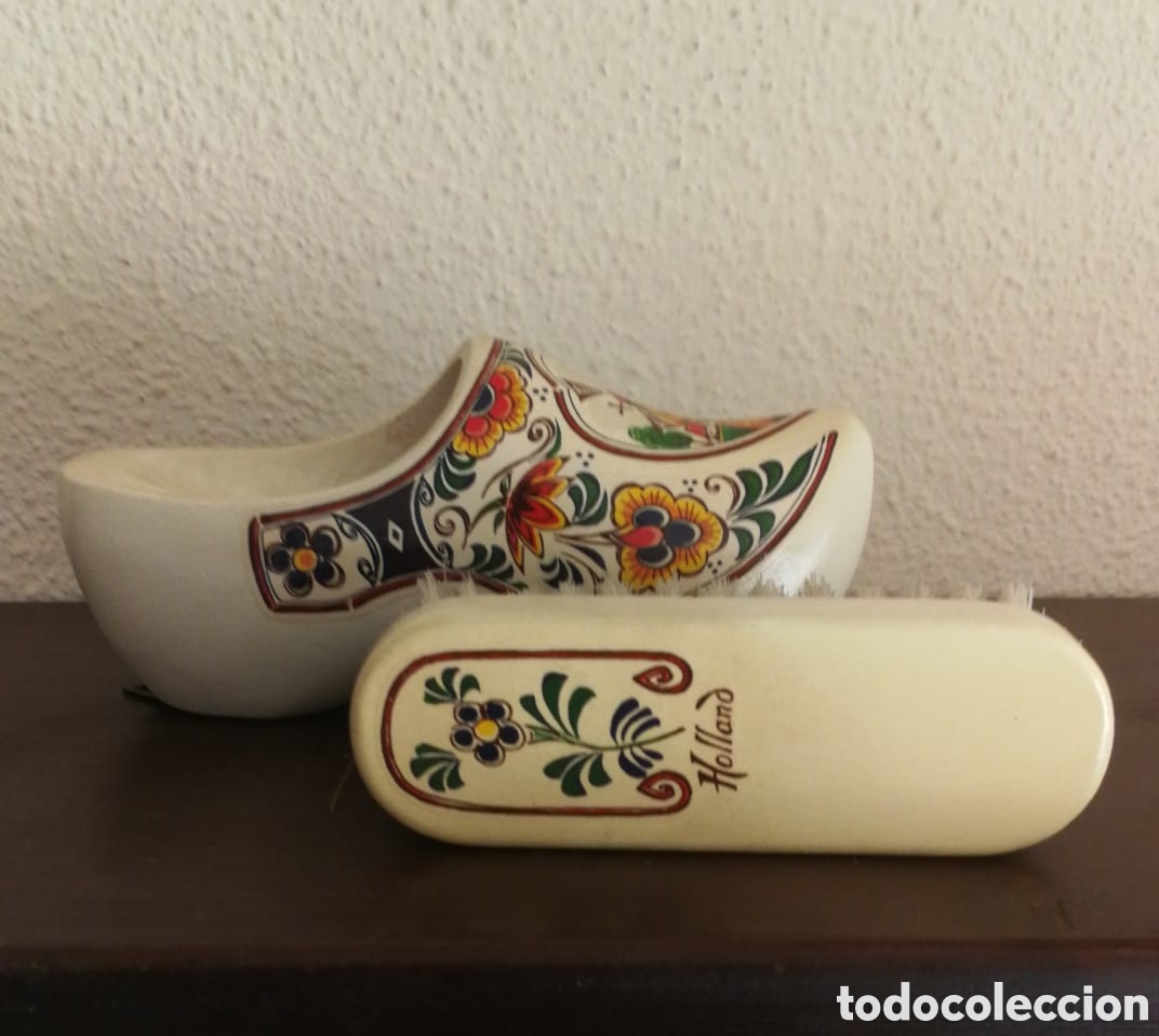Artesan&iacute;a: Zueco y cepillo de madera. Holanda - Foto 3