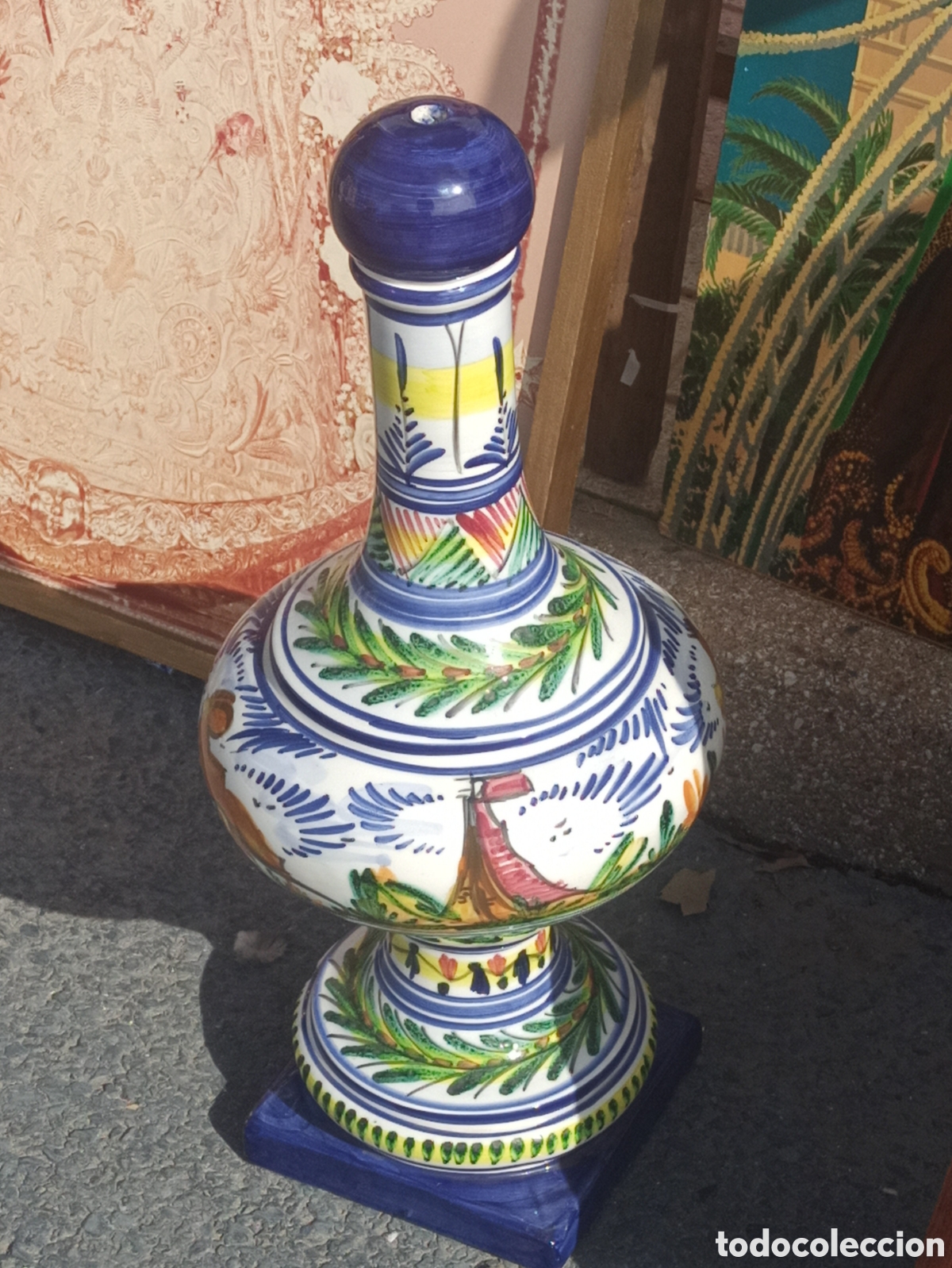 Artesan&iacute;a: Penacho de ceramica pintado - Foto 1