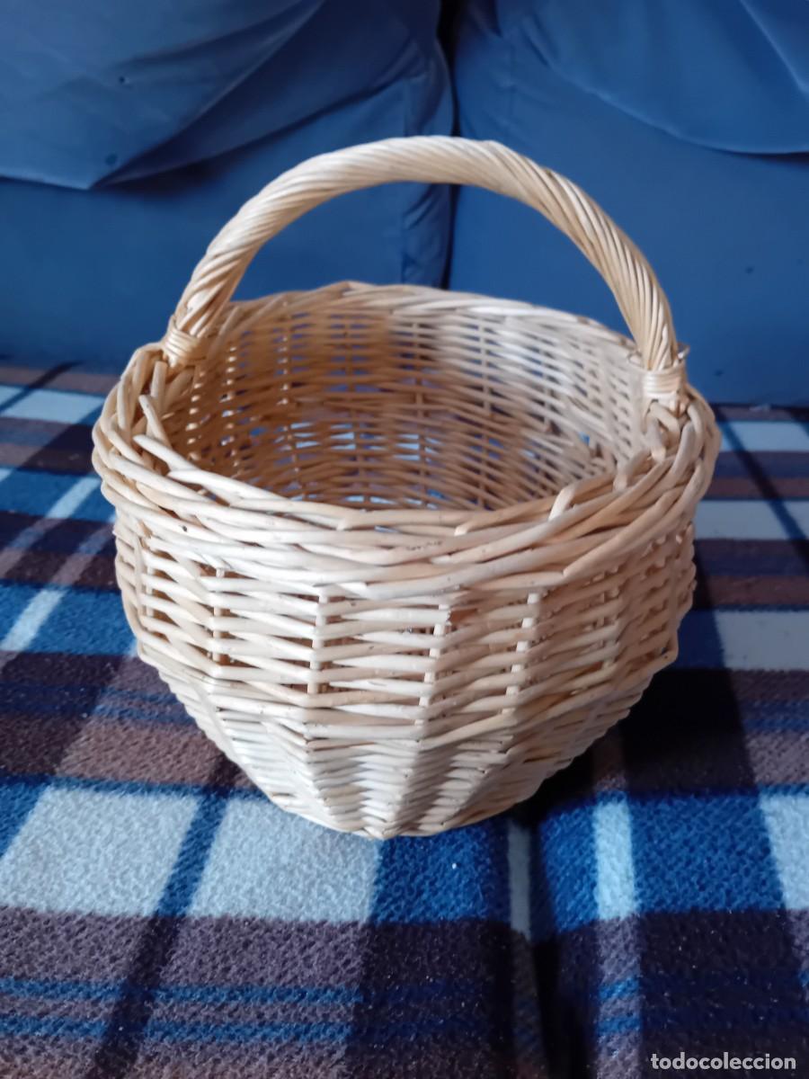Artesan&iacute;a: Cesta de mimbre antigua - Foto 4