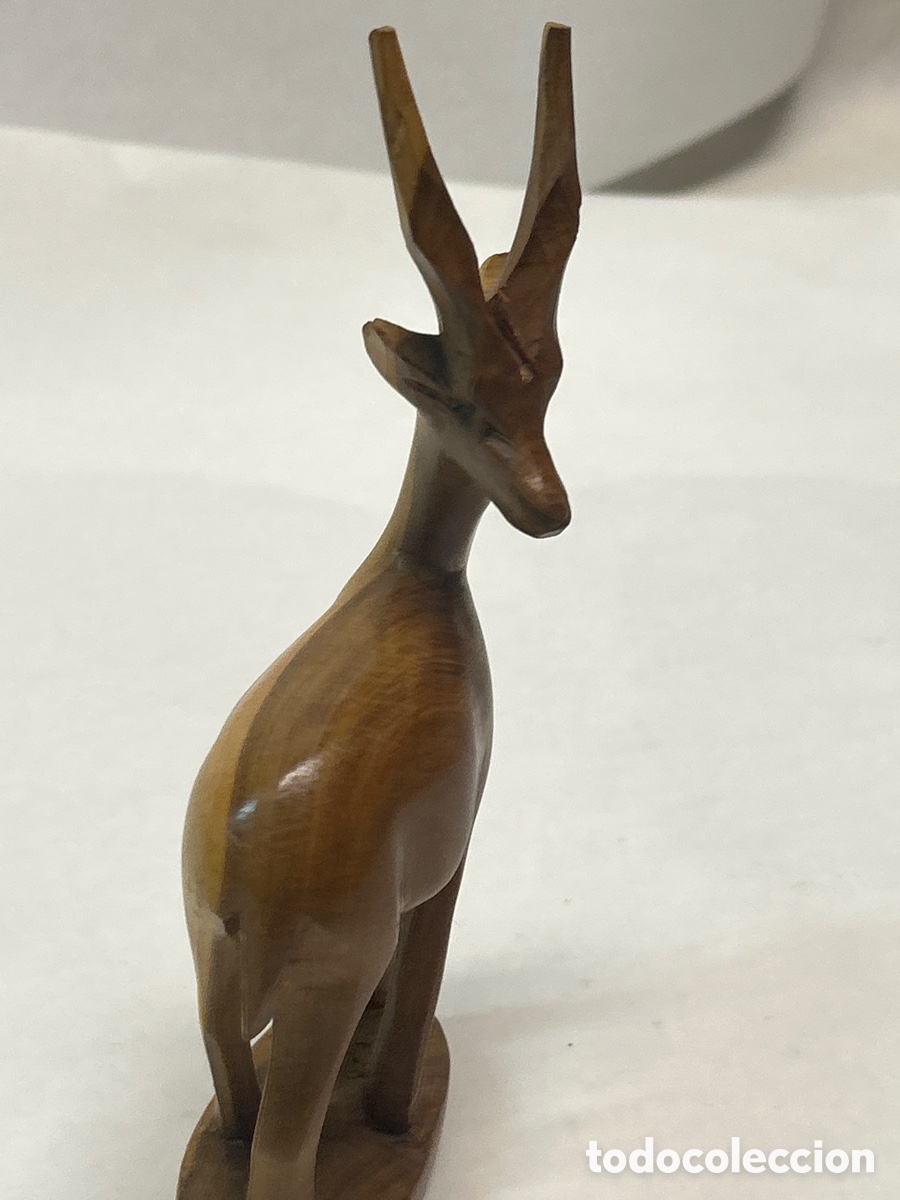 Artesan&iacute;a: Ant&iacute;lope africano madera, teca - Foto 2