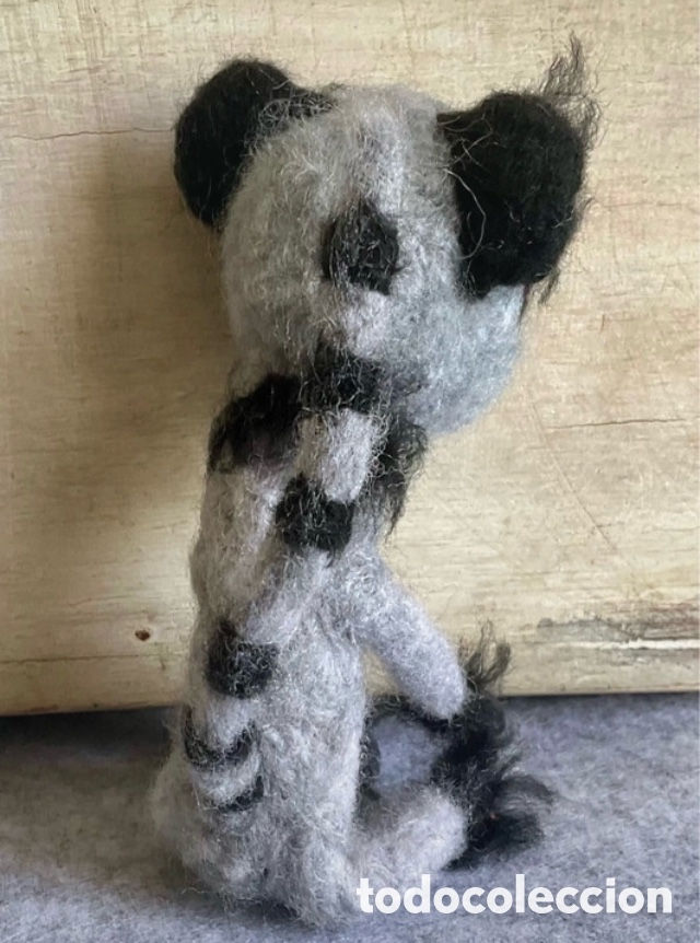 Artesan&iacute;a: L&eacute;mur de fieltro hecho a mano - Foto 3