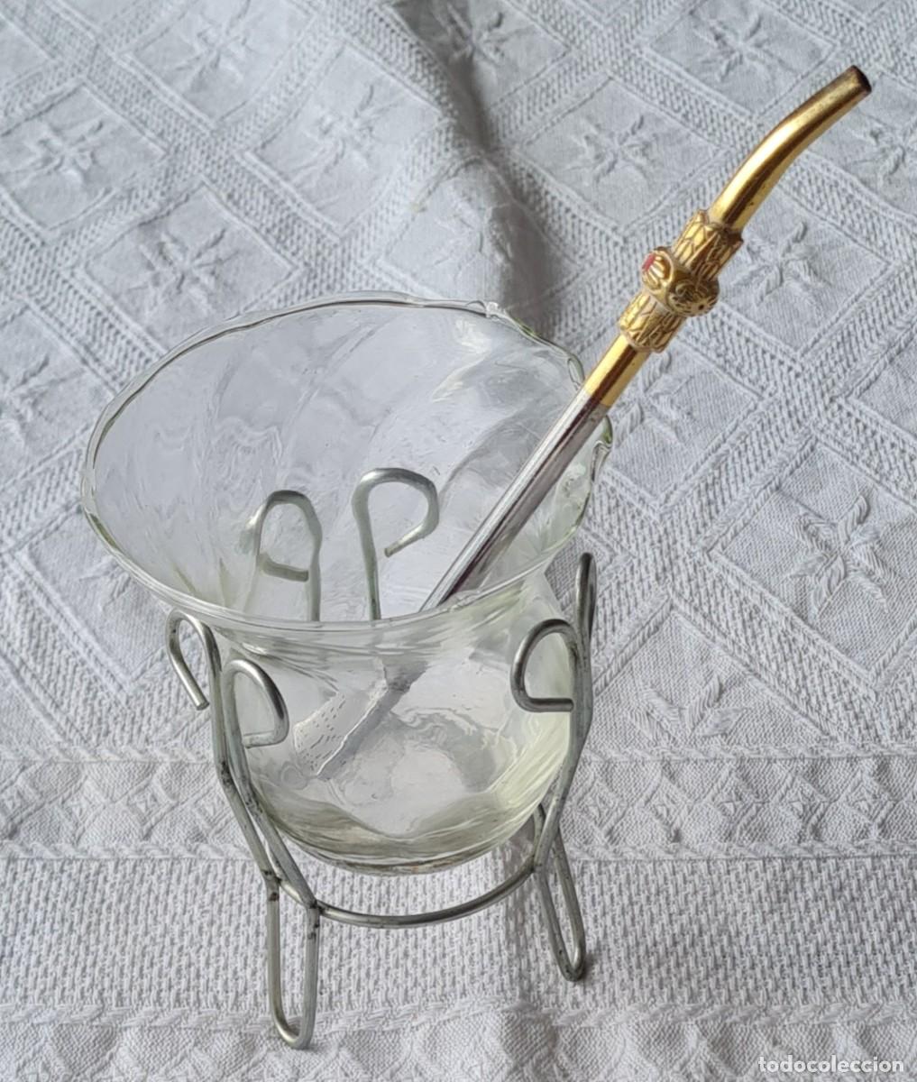 Artesan&iacute;a: COPA CRISTAL PARA EL MATE y BOMBILLA - Foto 1