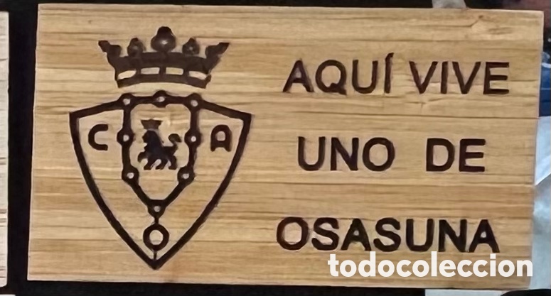 Artesan&iacute;a: Im&aacute;n de bamb&uacute; grabado con l&aacute;ser Osasuna - Foto 1
