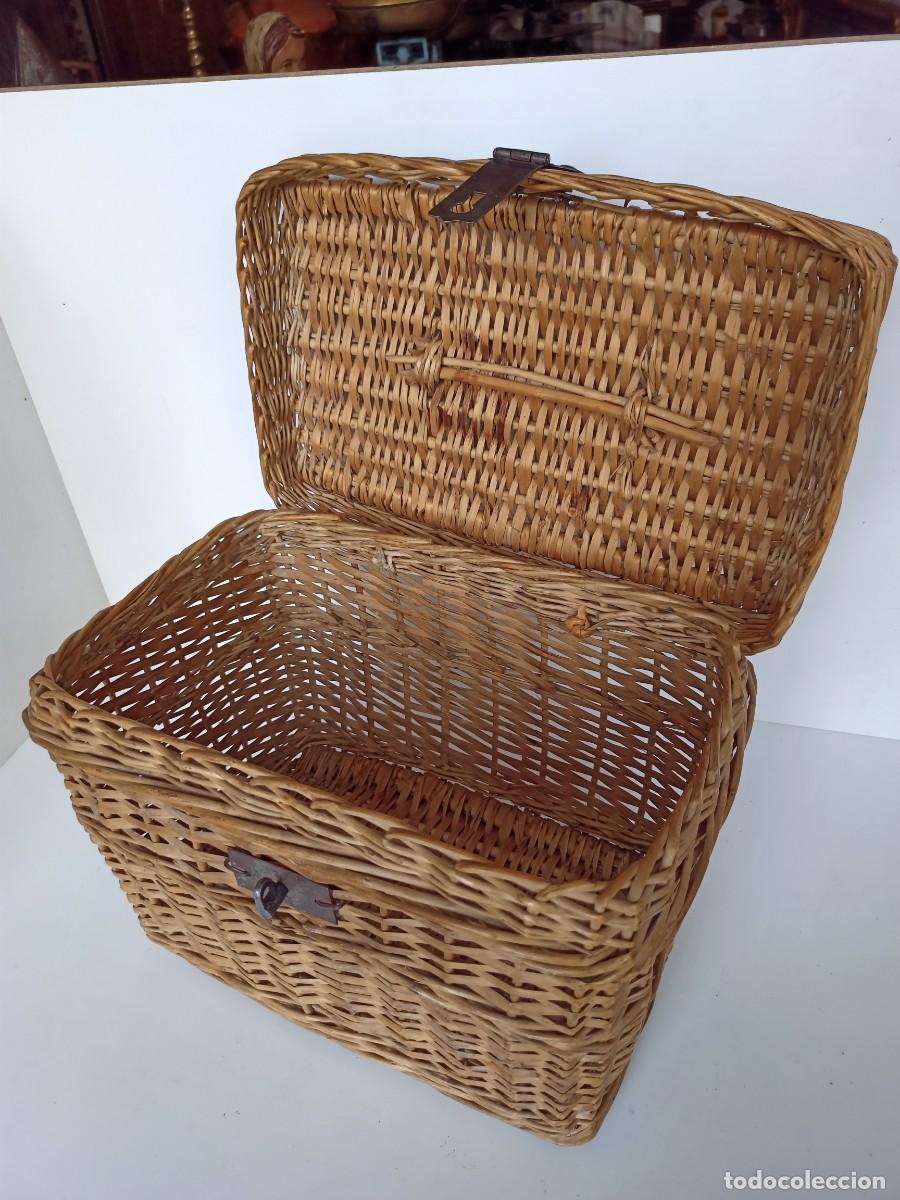Artesan&iacute;a: Cesta de mimbre para picnic - Foto 2