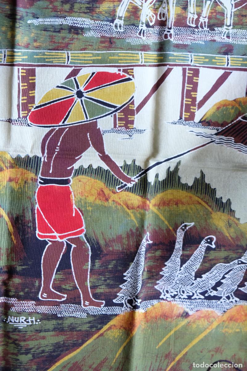 Artesan&iacute;a: Batik de Bali. (Escena rural) - Foto 1