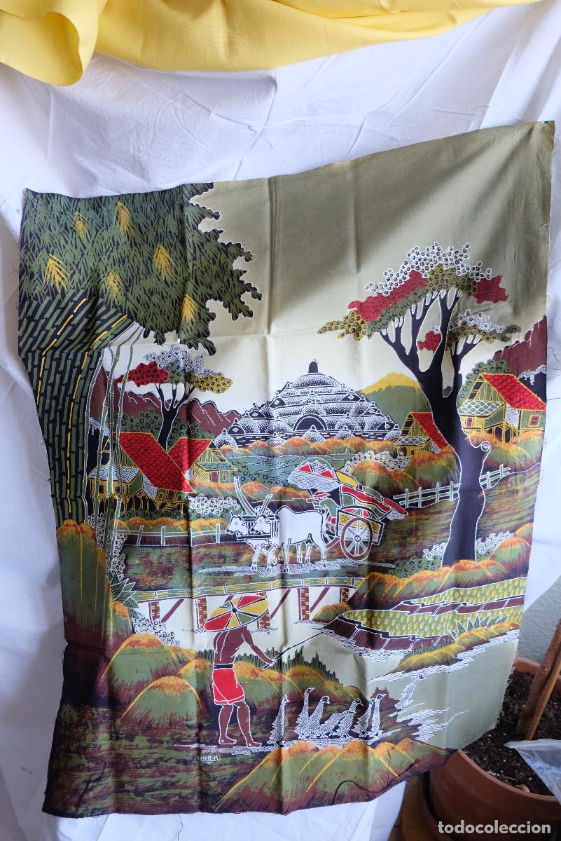 Artesan&iacute;a: Batik de Bali. (Escena rural) - Foto 2